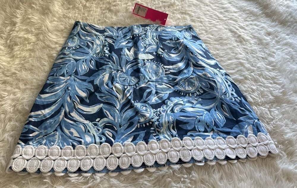 Lilly Pulitzer Izzy Skirt in You're The Zest Size 2 NWT